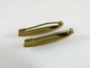 Matched Pair 10K Yellow Gold Beauty / Lingerie Pins Monogrammed “G” Edwardian