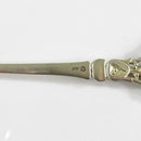 Vintage 800 Silver Spoon Hand Painted Enamel Fancy Lion with Blue White Shield