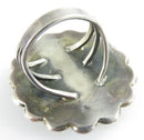 Old Pawn Pilot Mountain Turquoise Sterling Silver Ring Size 6.75