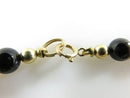 Pair of 1/20 12K Gold Filled Gold Ball Black & Black and White Faux Pearl Bracelets