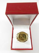 14K Gold Coin Ring OOAK Prussia Friedrich III 1888 O 10 Mark Gold Coin Ring