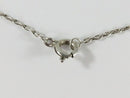 17 3/4" Sterling Silver Necklace with 6 Round Polished Amethyst and Sterling Bal