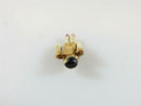 19th Century Miniature Painted Wood Doll 9/16" H Made of Tiny Wood Articulated