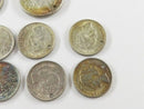 11 x WW2 Silver Netherlands Love Token Coin Charms 10 Cents & 1 x 25 Cents