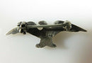 Patriotic Eagle Pin Spread Wings Vintage Sterling Silver Lapel Pin Mid Century