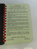 Interior publisher information page headed Enlarged National Electrical Code, describing the enlarged 1953 code and Compson Code Company.