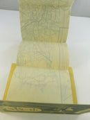 1927 Rand McNally Montreal Auto Road Map Liberty Magazine Auto Dept Folding Pocket Map Cardstock Sleeve United States