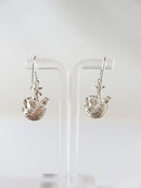 Nice Noah's Ark Elephant Giraffe & Bird Sterling Silver Dangling Earring Set
