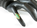 Antique 20K Gold Nephrite Jade (Origin Unknown) Navette Dragon Ring Chinese Export