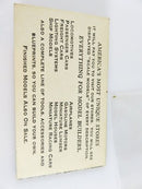 Hobby Craft Stores Inc New York Miniature & Model  Builders Business Card