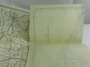 Unfolded map section showing the Eastern Long Island inset and surrounding Long Island road network.