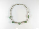 Old Turquoise Melon Bead & Pearl Bead Necklace Fred Harvey Style Navajo Necklace
