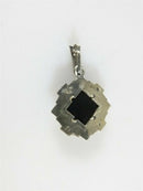 Sterling Silver Onyx Marcasite Accented Dangle Earrings With Matched Pendant