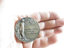 1932 Motorcycle Racing Medal Art Deco Solid Silver Scottish by Elkington & Co