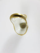 Hand Painted Japan Miniature Gold Gilt Wedding Basket Porcelain Ceramic Miniature