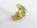 Vintage Enameled Leo the Lion Chef Cuff Link Set For Repair