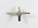 Vintage Southwestern Cabochon Purple Stone Wire Wrapped Sterling Silver Cross