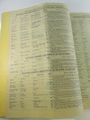 Open atlas spread with road maps of Yellowstone National Park and Glacier National Park.