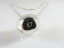 Unusual 3D Apple Pendant with 20" Box Chain Sterling Silver Necklace