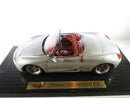 Silver Porsche Boxster Red Interior 1:18 Scale Die Cast Maisto Special Edition