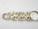 Charles Krypell Sterling Toggle Bracelet in Silver with Porcelain Plaque insert