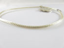 Sterling Silver Mesh Slide Necklace Southwestern Hardstone Geometric Pendant