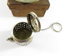 Occupied Japan Metal Tea Infuser Tea Strainer Tea Pot Form with Box