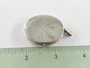 European Style Vintage Photo Locket Keepsake Floral Design Engraved PR in 835 Si