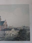 Rosenborg Slot Chateau du Rosenbourg Color Lithograph I W Tegner & Kittendorff