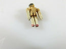 19th Century Miniature Painted Wood Doll 9/16" H Made of Tiny Wood Articulated