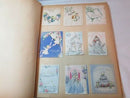 Circa 1943 Wedding Scrap Book Invitations, New Paper Cuts, Cards, Western Union
