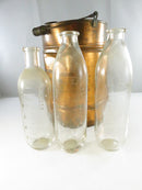 1899 Wilmot Castle Copper Baby Bottle Sterilizer Pasteurizer Set with 3 Glass Nursing Bottles Rochester NY Patent June 6 1899