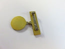 Vintage Canterbury L.K.A. Judge Badge Gold Tone Blue & White Enamel 2-Piece Moller & Young