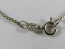 Sterling Silver Herringbone 1.3mm x .76mm Necklace with Woven Accents 16 3/4" TL