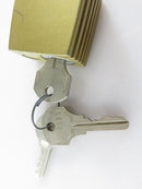 Vintage Corbin Padlock with 1 x AUE356 Key, 1 x AUE325 Key, 1 x Yale PX36 Key