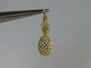 14K Yellow Gold Bahamas Pineapple Pendant/Charm, Diamond-Cut, 2.2 g