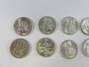 Lot of 10 US Roosevelt Silver Dimes 90% Silver Circulated Coins 90% silver coins US silver dimes silver coin lot
