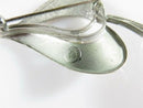 Curtis Creations Heart Leaf Brooch Rhodium over Sterling Silver Fair Condition