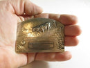 Circa 1913 Solid Silver Agriculture Award by Leo Laporte Blairsy Tablet Form