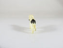 Old Figurine of an English Foxhound Dog Handmade Okimono 1" x 3/4"