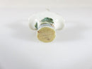 Hand Painted Japan Miniature Gold Gilt Wedding Basket Porcelain Ceramic Miniature