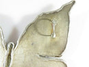Huge Unsigned Artisan Sterling Silver Eclectic Butterfly Scarf Slide Pendant