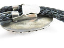Circa 1960 Zuni Apache Ghan Crown Dancer Inlaid Sterling Silver Bolo Tie Bennett