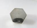 Vintage Sterling Cabochon Garnet Topped Octagon Snuff Box, Stash Box, Pill Box