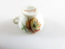 Vintage Fine Porcelain Creamer & Tea Cup Miniature Made in France