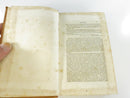 Copyright entry and advertisement page dated Hartford, Ct., May 1838, with foxing and an ornate pencil inscription below.
