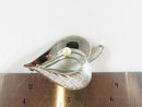 Curtis Creations Heart Leaf Brooch Rhodium over Sterling Silver Fair Condition