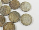 11 x WW2 Silver Netherlands Love Token Coin Charms 10 Cents & 1 x 25 Cents