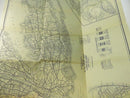 1927 Rand McNally Auto Road Map Long Island and Vicinity Liberty Magazine Auto Dept Folding Pocket Map New York