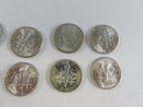 Set of 10 US Roosevelt Silver Dimes 90% Silver 90% Lot Mixed Conditions Coins Collection 90% Circulated Mint Piece